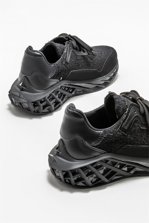 Siyah kadın sneaker - Elle Shoes