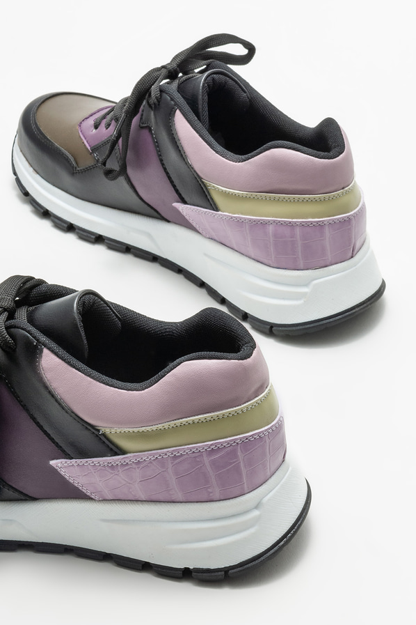 Siyah kadın spor ayakkabı - Elle Shoes