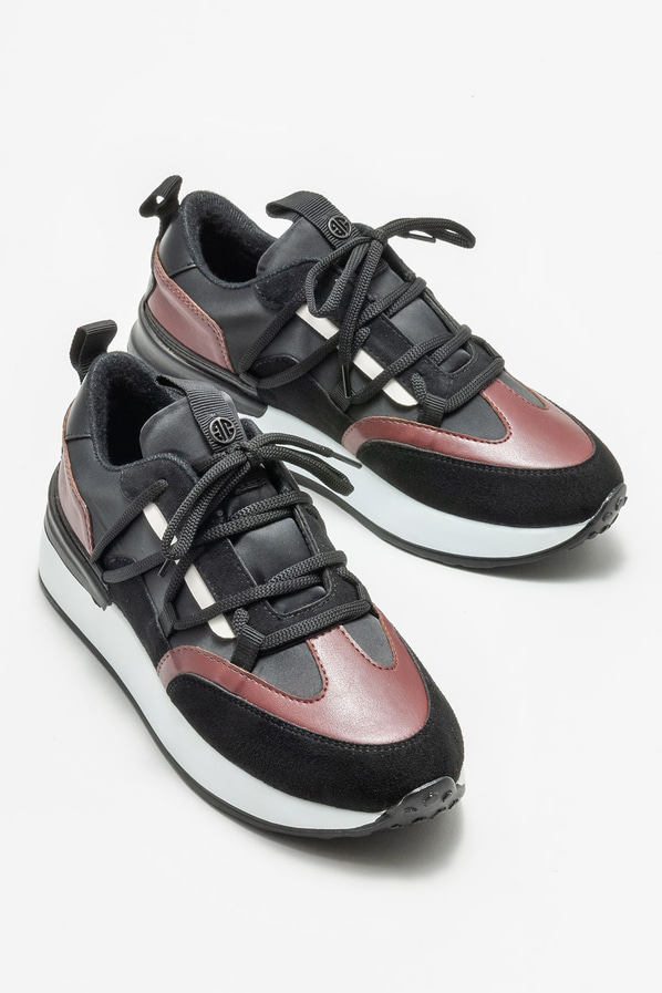 Siyah kadın spor ayakkabı - Elle Shoes