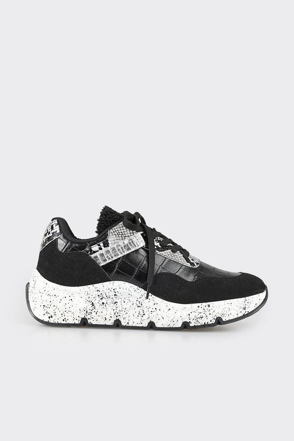 Siyah kadın sneaker - Elle Shoes