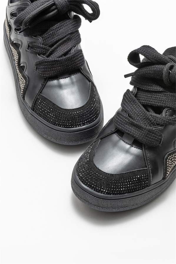 Siyah kadın sneaker - Elle Shoes