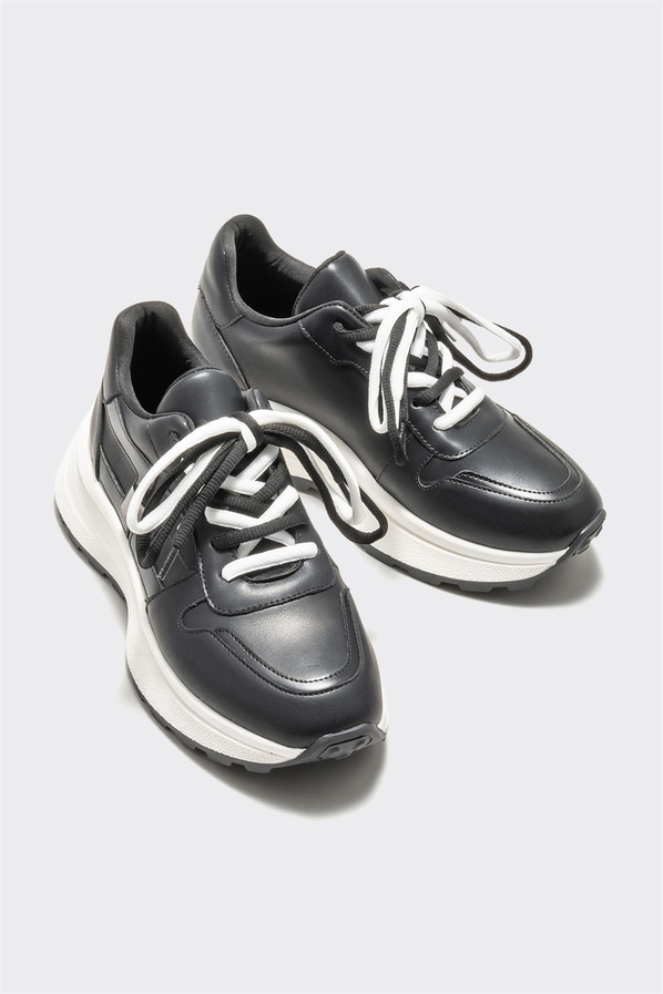 Siyah kadın sneaker - Elle Shoes