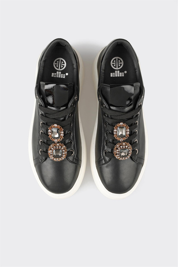 Siyah kadın sneaker - Elle Shoes
