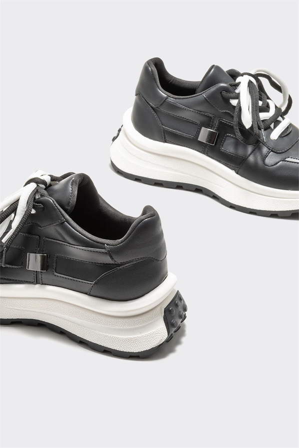 Siyah kadın sneaker - Elle Shoes