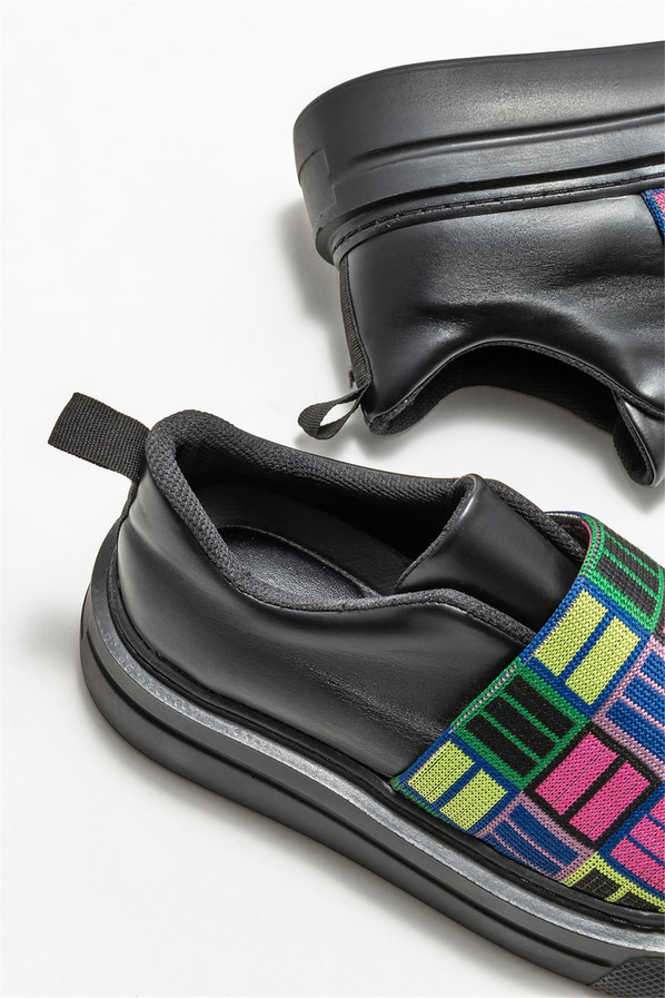 Siyah kadın sneaker - Elle Shoes