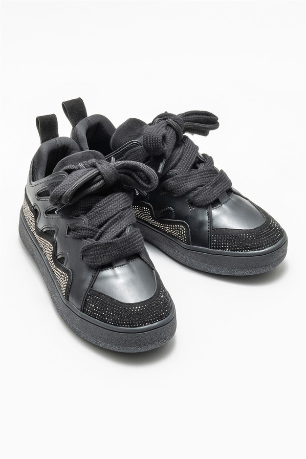 Siyah kadın sneaker - Elle Shoes