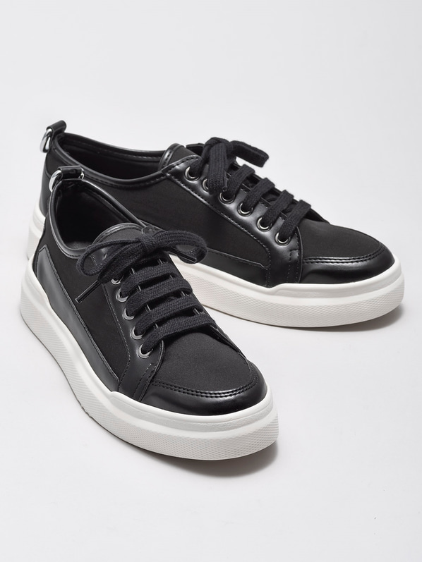 Siyah kadın spor ayakkabı - Elle Shoes