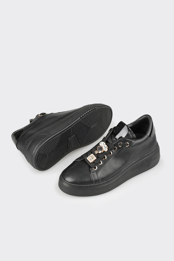Siyah kadın sneaker - Elle Shoes