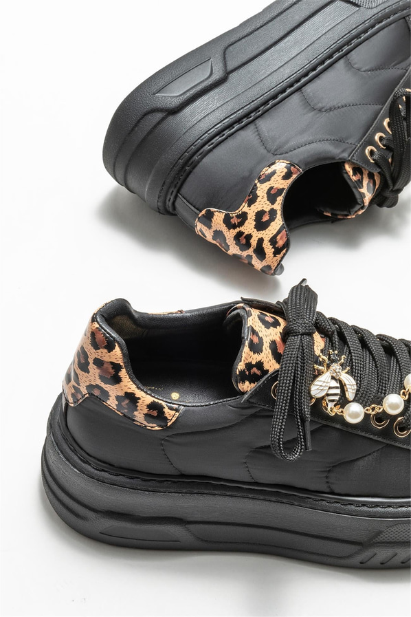 Siyah kadın sneaker - Elle Shoes