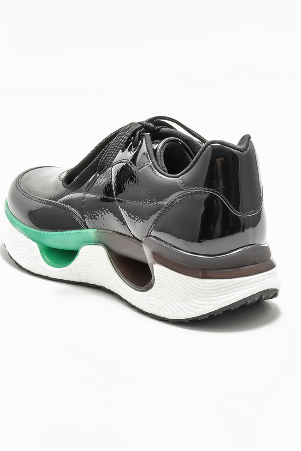 Siyah kadın sneaker - Elle Shoes