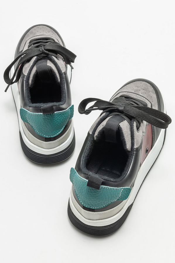 Siyah kadın spor ayakkabı - Elle Shoes
