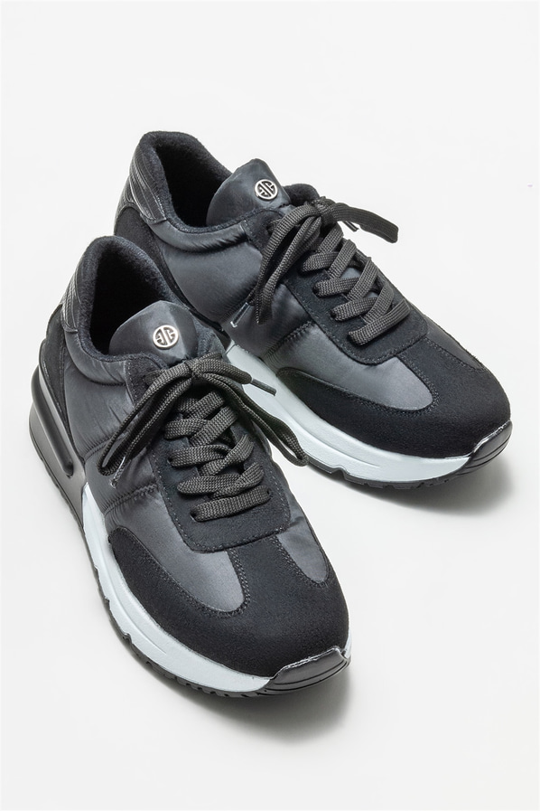 Siyah kadın spor ayakkabı - Elle Shoes