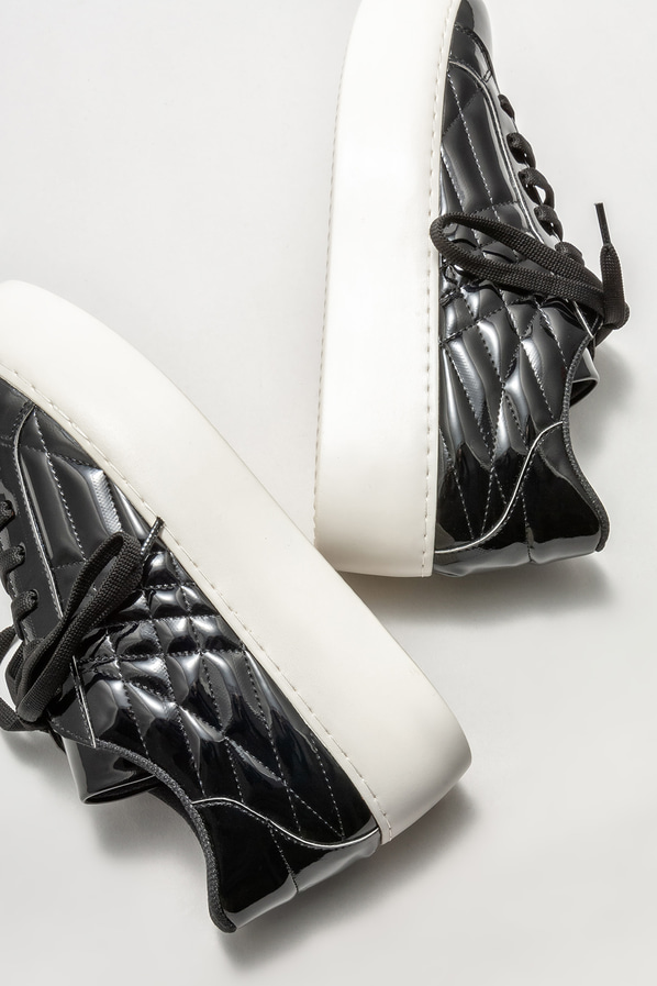 Siyah kadın spor ayakkabı - Elle Shoes