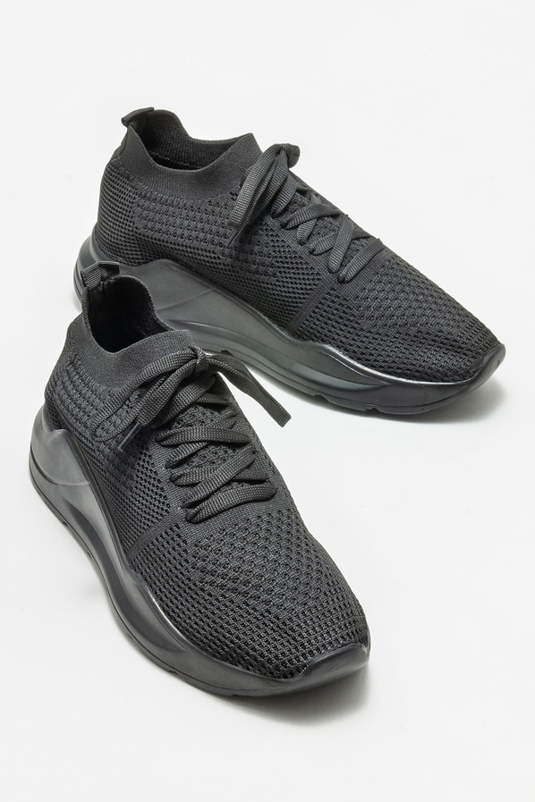 Siyah kadın spor ayakkabı - Elle Shoes