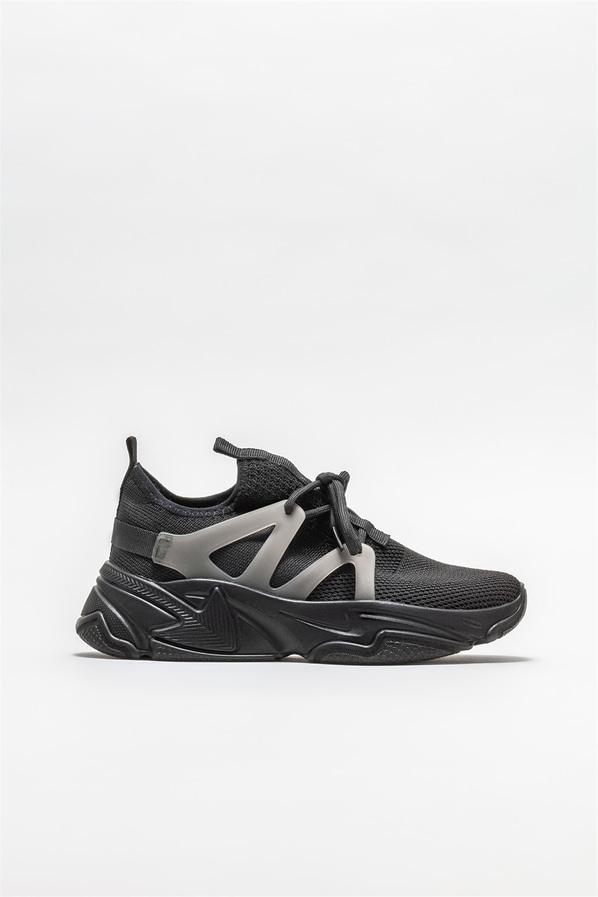 Siyah kadın spor ayakkabı - Elle Shoes