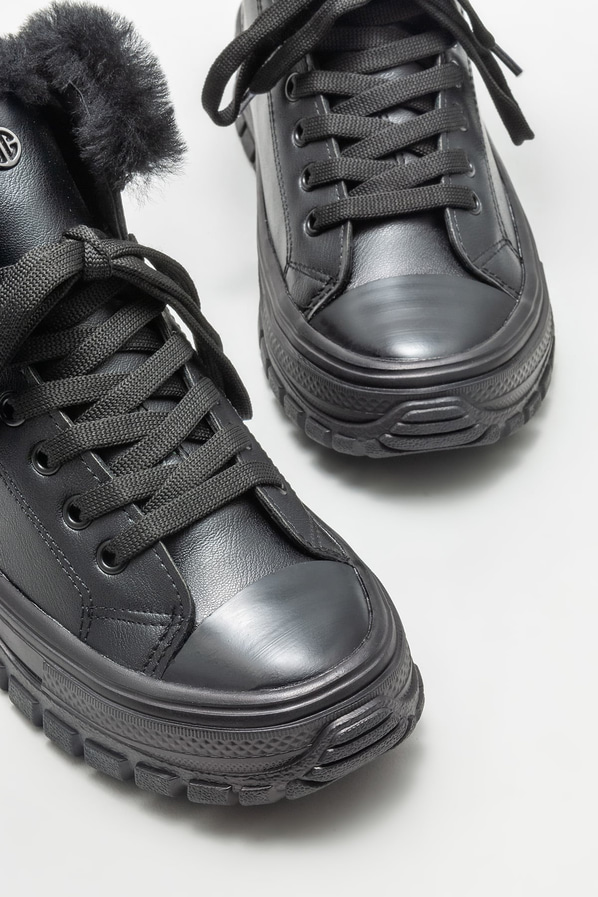 Siyah kadın spor ayakkabı - Elle Shoes