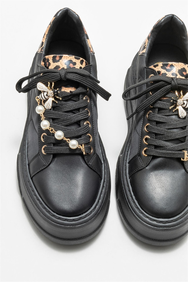 Siyah kadın sneaker - Elle Shoes