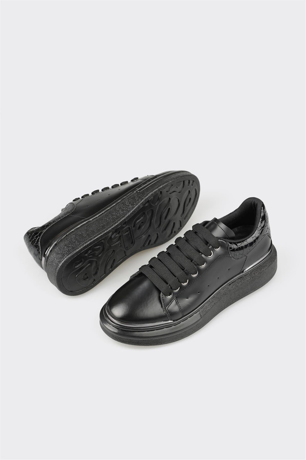 Siyah kadın sneaker - Elle Shoes
