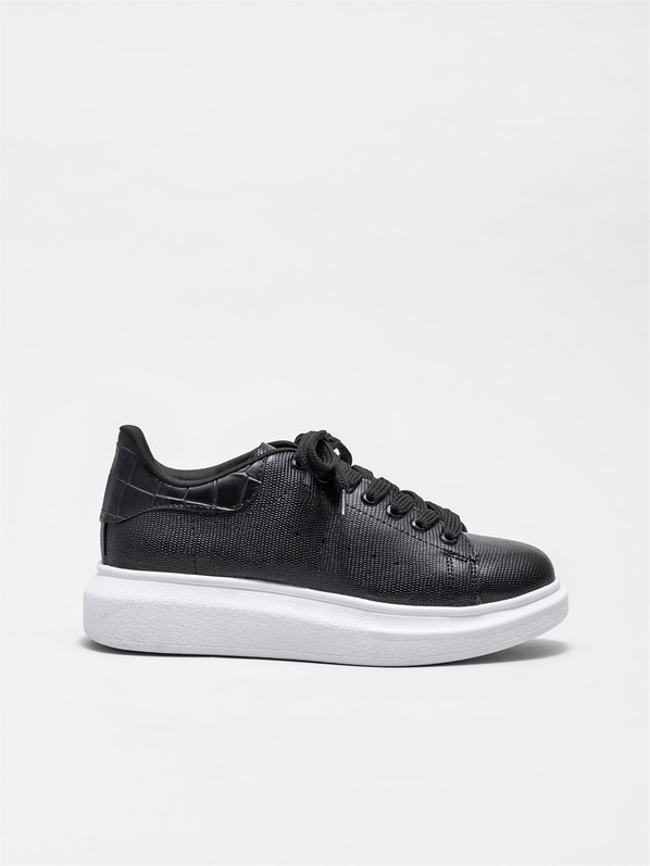 Siyah kadın spor ayakkabı - Elle Shoes