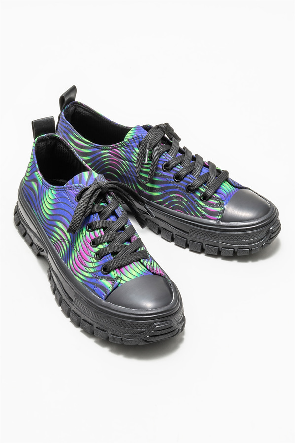 Siyah kadın sneaker - Elle Shoes