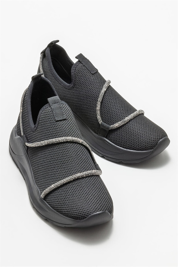 Siyah kadın sneaker - Elle Shoes