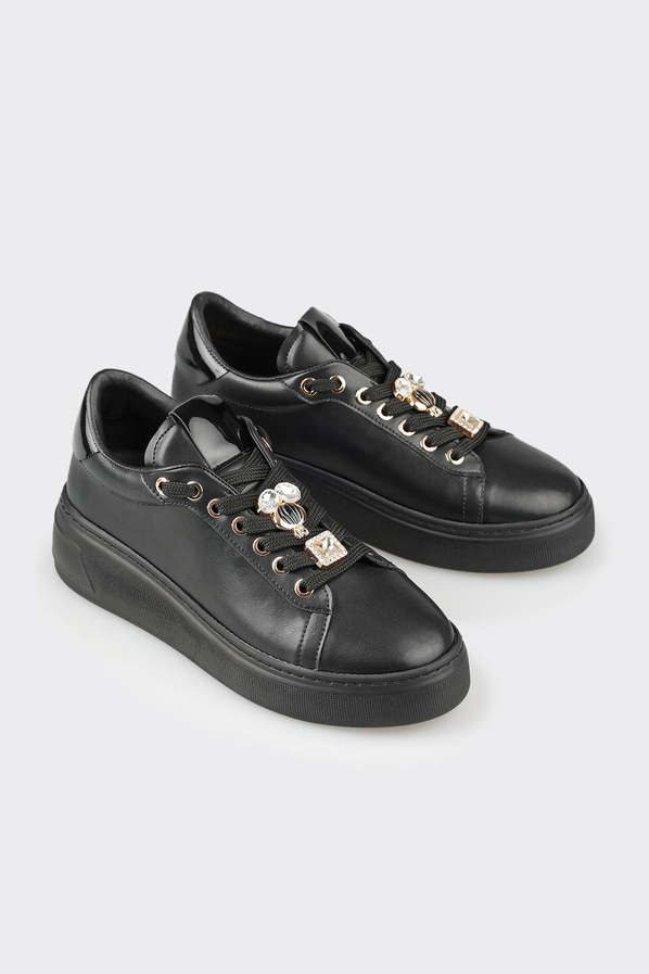 Siyah kadın sneaker - Elle Shoes