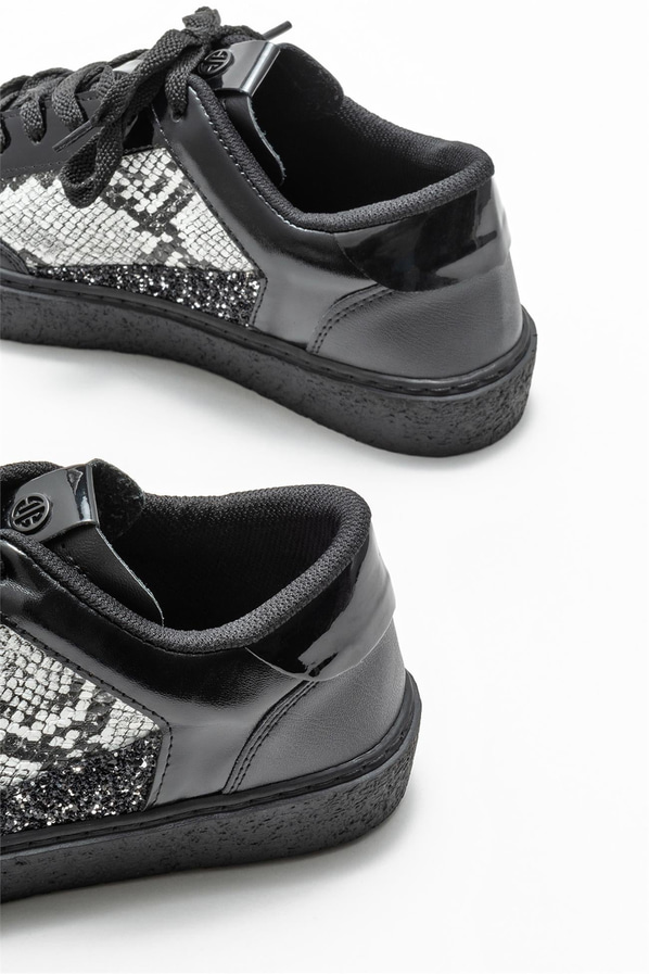 Siyah kadın sneaker - Elle Shoes