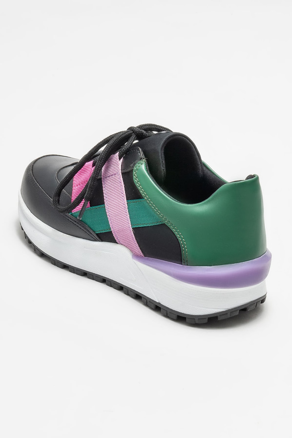 Siyah kadın spor ayakkabı - Elle Shoes
