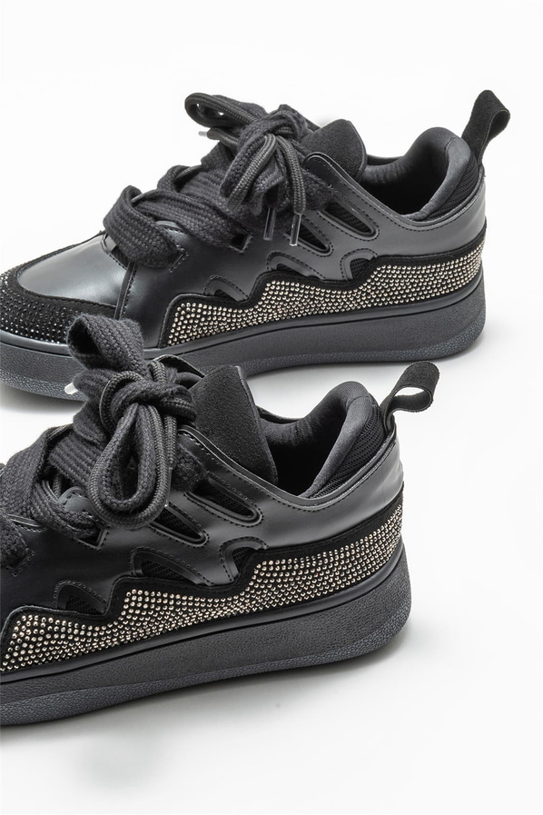 Siyah kadın sneaker - Elle Shoes