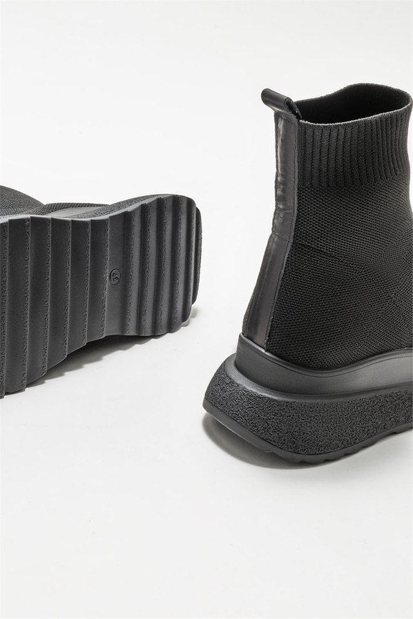 Siyah kadın bot - Elle Shoes