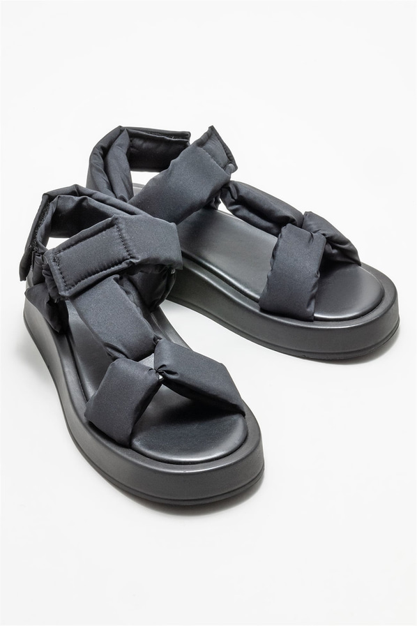 Siyah kadın sandalet - Elle Shoes