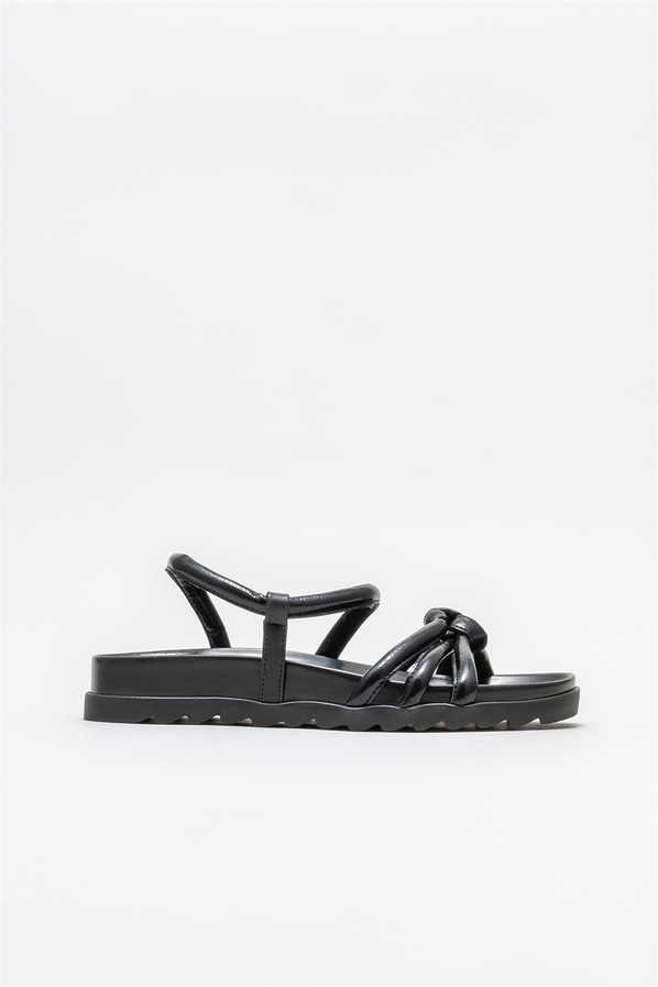 Siyah kadın sandalet - Elle Shoes
