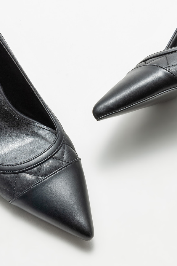 Siyah kadın stiletto - Elle Shoes