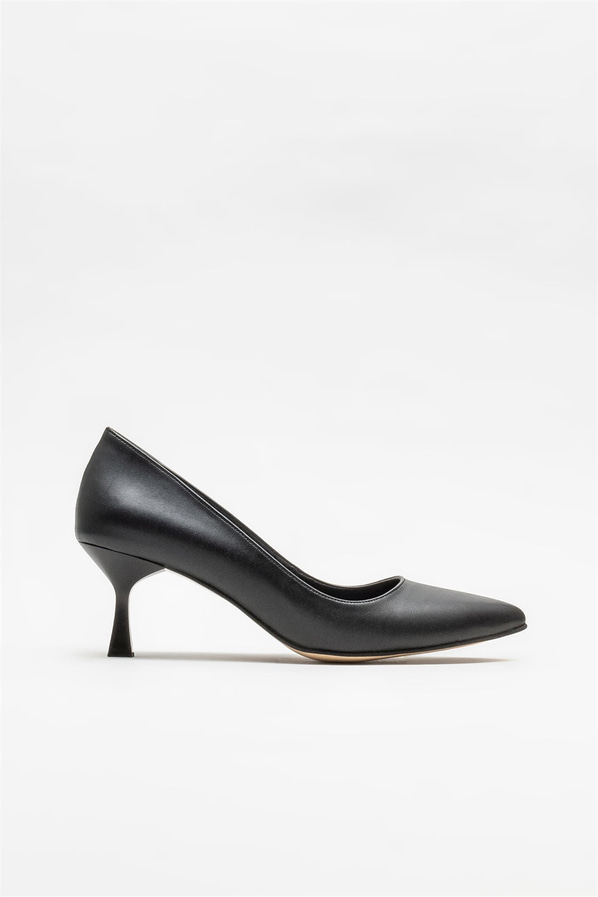 Siyah kadın stiletto - Elle Shoes