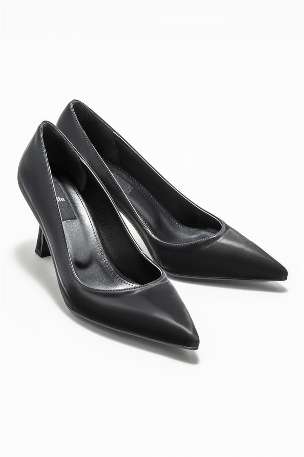 Siyah kadın stiletto - Elle Shoes