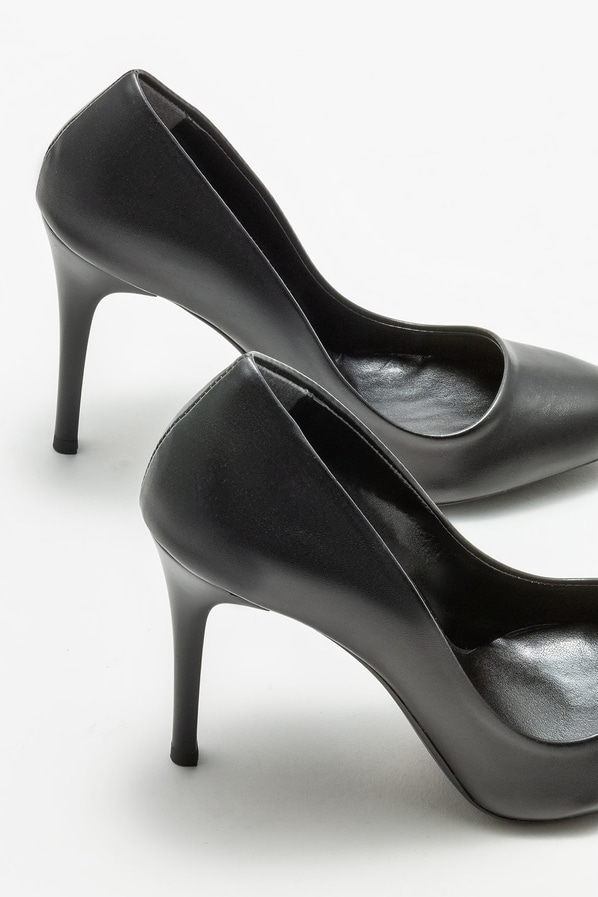 Siyah kadın stiletto - Elle Shoes