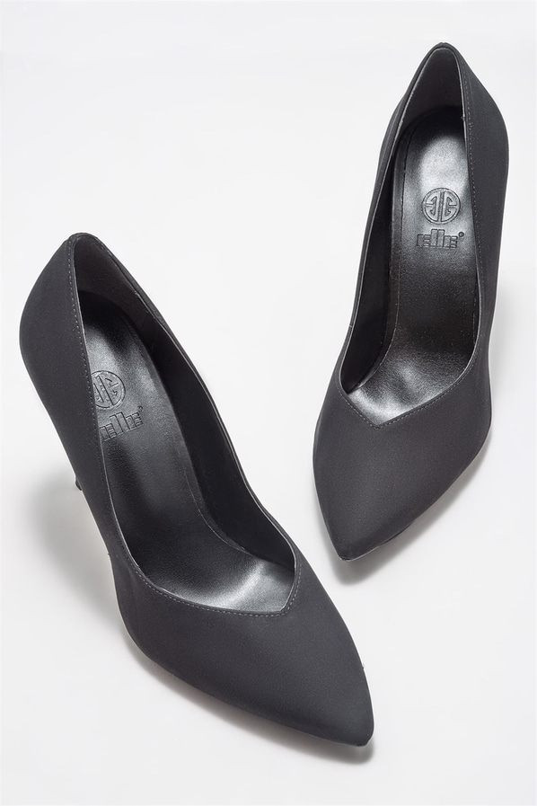 Siyah kadın stiletto - Elle Shoes