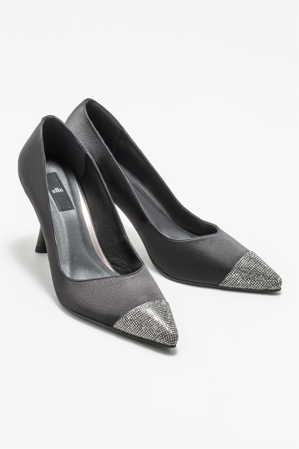Siyah kadın stiletto - Elle Shoes