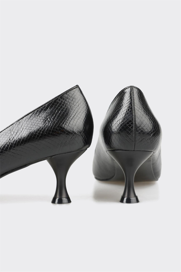Siyah kadın stiletto - Elle Shoes