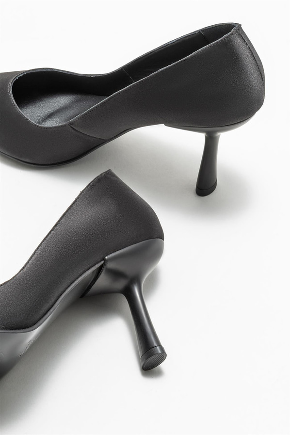 Siyah kadın stiletto - Elle Shoes