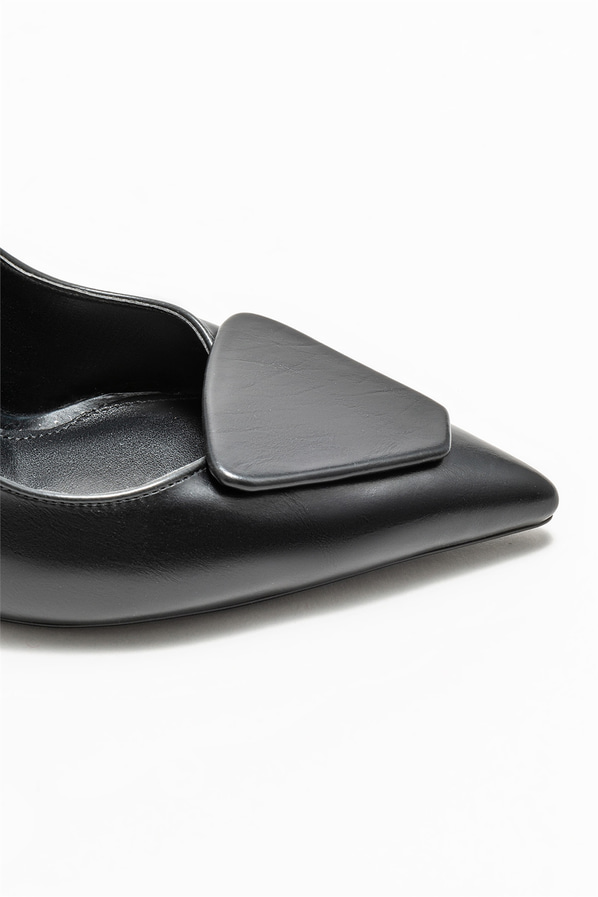 Siyah kadın stiletto - Elle Shoes