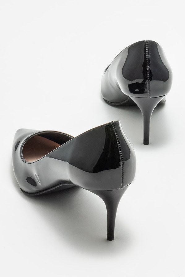 Siyah kadın stiletto - Elle Shoes