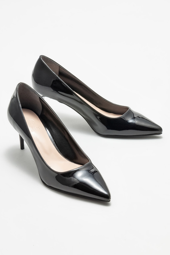 Siyah kadın stiletto - Elle Shoes