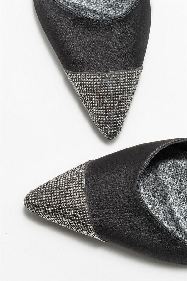 Siyah kadın stiletto - Elle Shoes