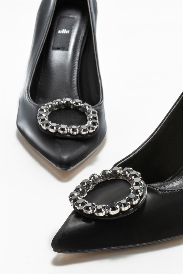 Siyah kadın stiletto - Elle Shoes