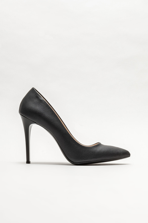 Siyah kadın stiletto - Elle Shoes