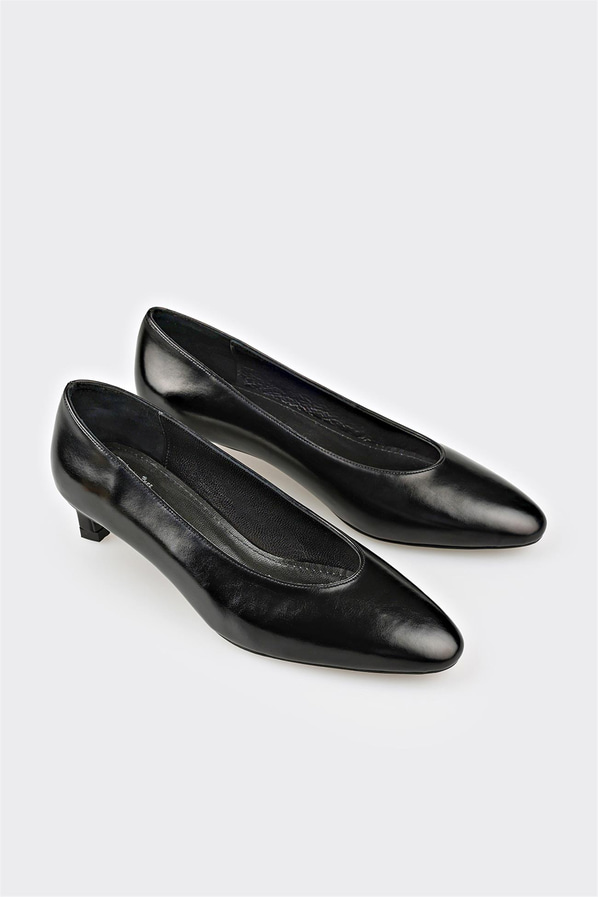 Siyah kadın stiletto - Elle Shoes