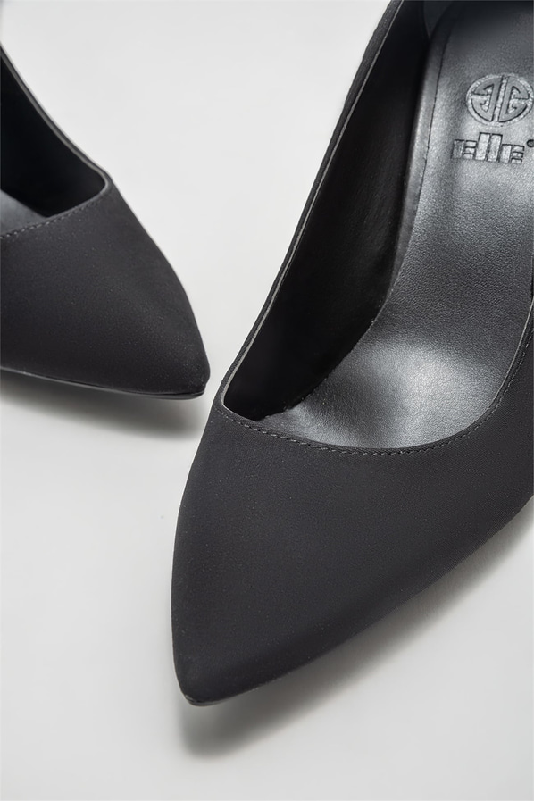 Siyah kadın stiletto - Elle Shoes