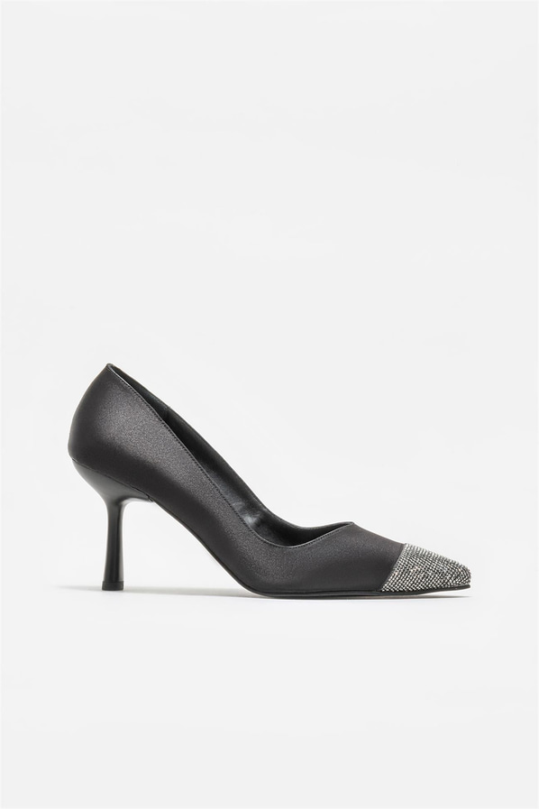Siyah kadın stiletto - Elle Shoes