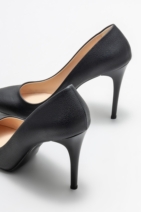 Siyah kadın stiletto - Elle Shoes